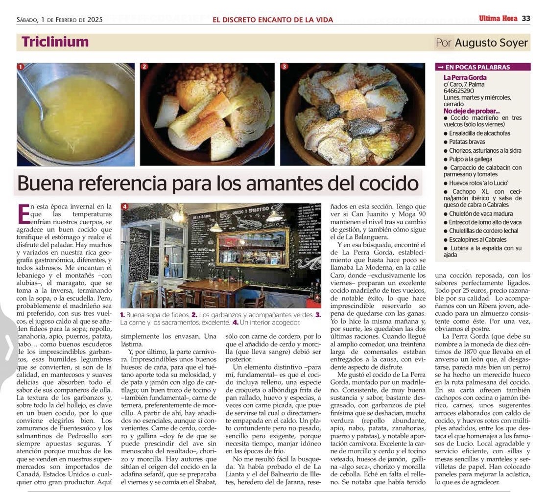 RESTAURANTE LA PERRA GORDA, PALMA